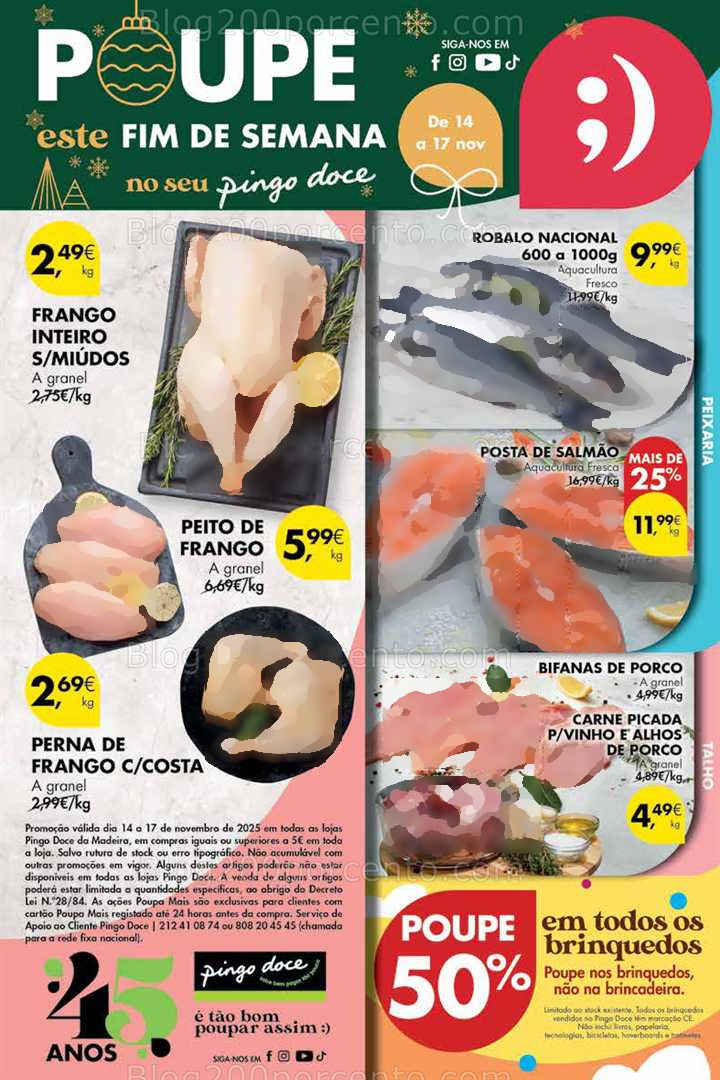 Antevisão Folheto PINGO DOCE Madeira Promoções Fim de Semana - 14 a 17 novembro