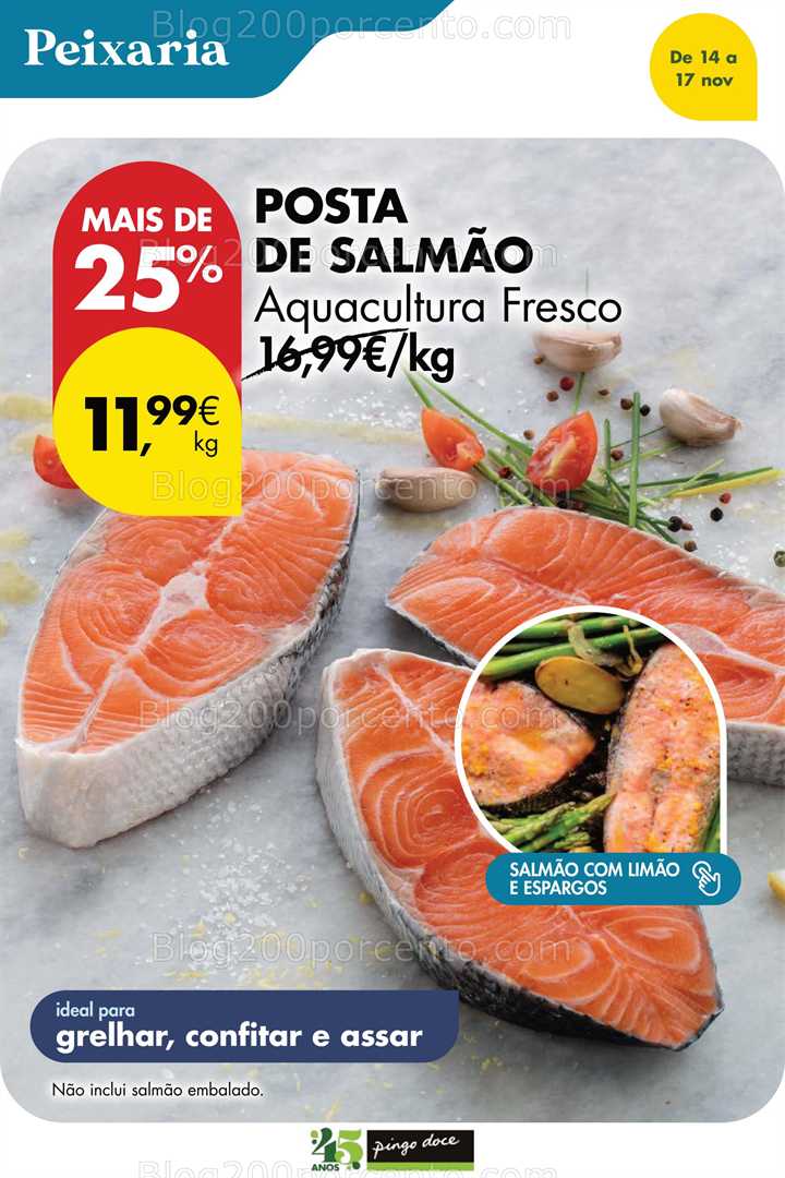 Antevisão Folheto PINGO DOCE Promoções Fim de Semana - 14 a 17 novembro
