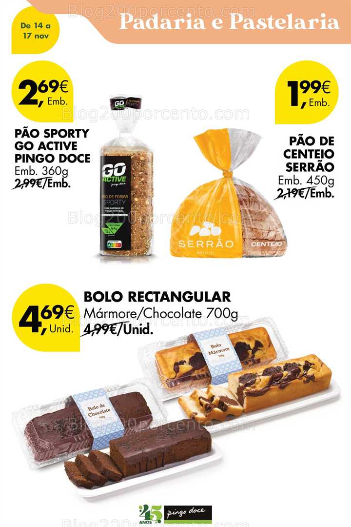 Antevisão Folheto PINGO DOCE Promoções Fim de Semana - 14 a 17 novembro