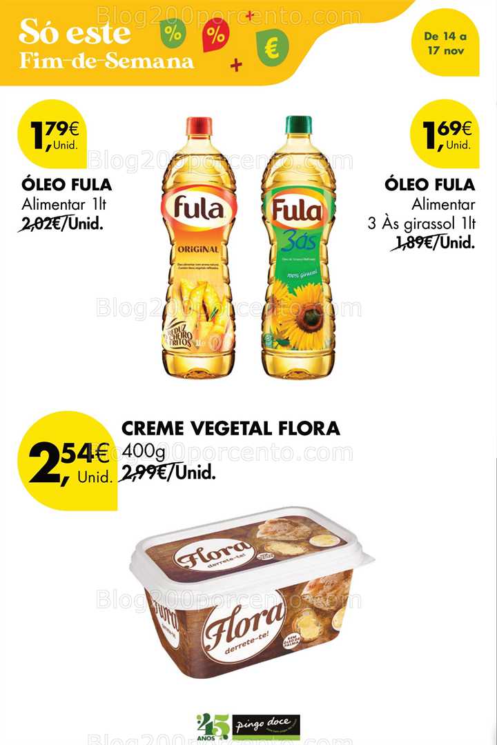 Antevisão Folheto PINGO DOCE Promoções Fim de Semana - 14 a 17 novembro