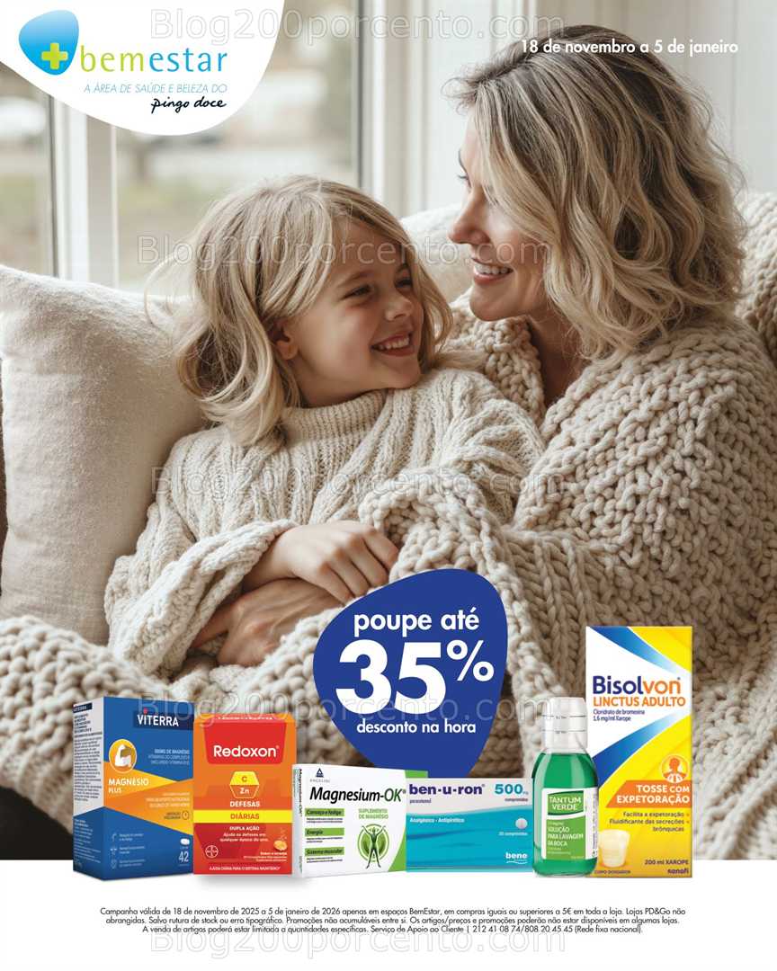 Antevisão Folheto PINGO DOCE Bem Estar Promoções de 18 novembro a 5 janeiro