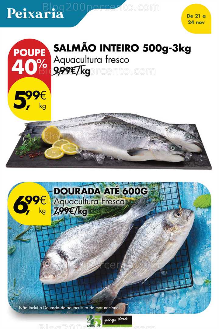 Antevisão Folheto PINGO DOCE Promoções Fim de Semana - 21 a 24 novembro