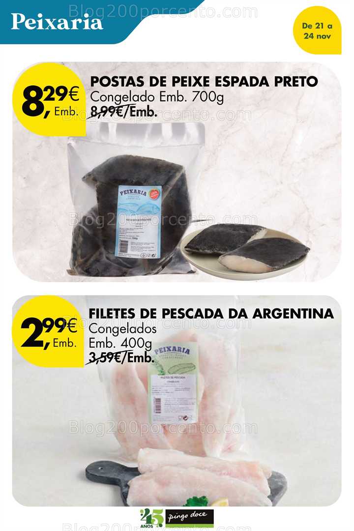 Antevisão Folheto PINGO DOCE Promoções Fim de Semana - 21 a 24 novembro