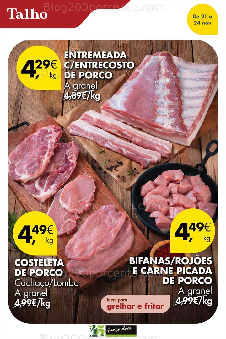 Antevisão Folheto PINGO DOCE Promoções Fim de Semana - 21 a 24 novembro