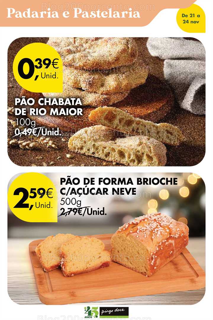Antevisão Folheto PINGO DOCE Promoções Fim de Semana - 21 a 24 novembro