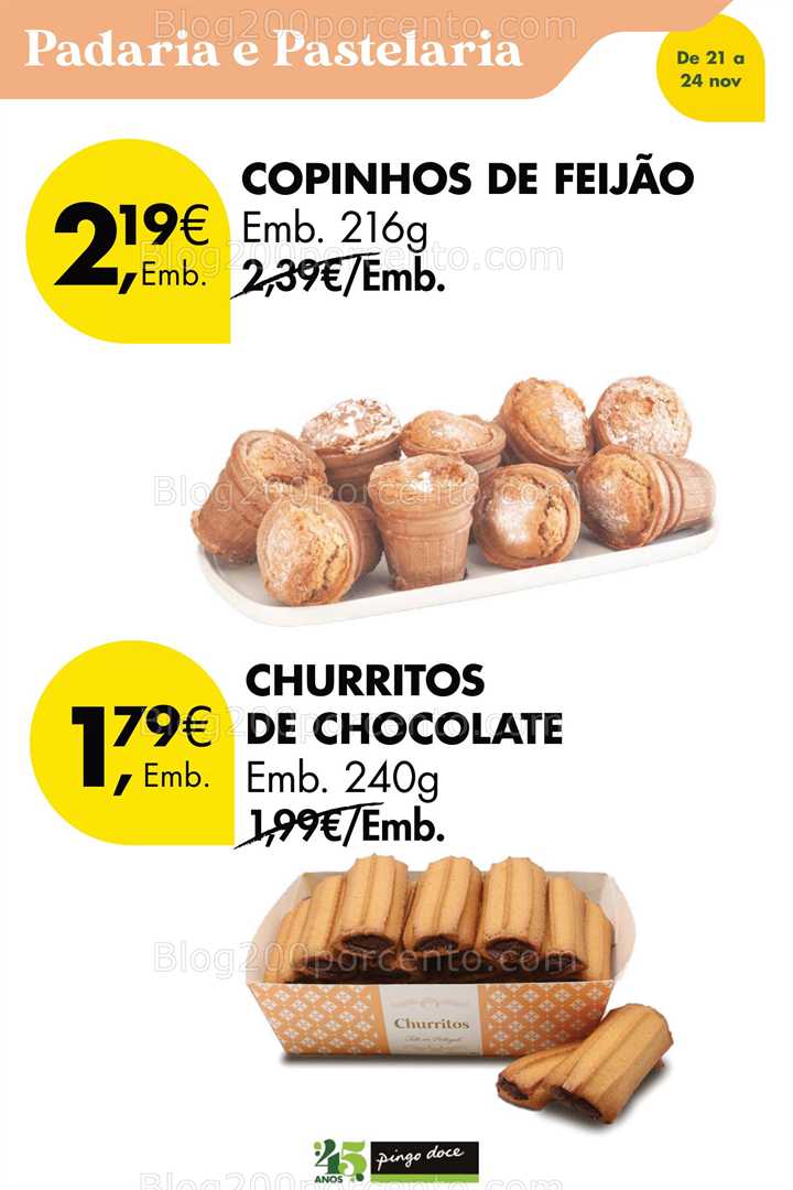 Antevisão Folheto PINGO DOCE Promoções Fim de Semana - 21 a 24 novembro