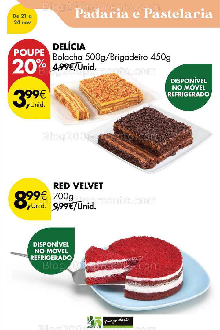 Antevisão Folheto PINGO DOCE Promoções Fim de Semana - 21 a 24 novembro