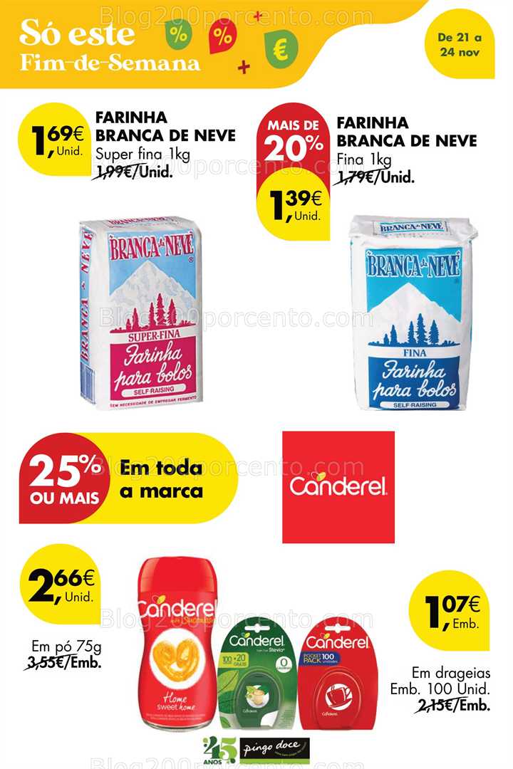Antevisão Folheto PINGO DOCE Promoções Fim de Semana - 21 a 24 novembro