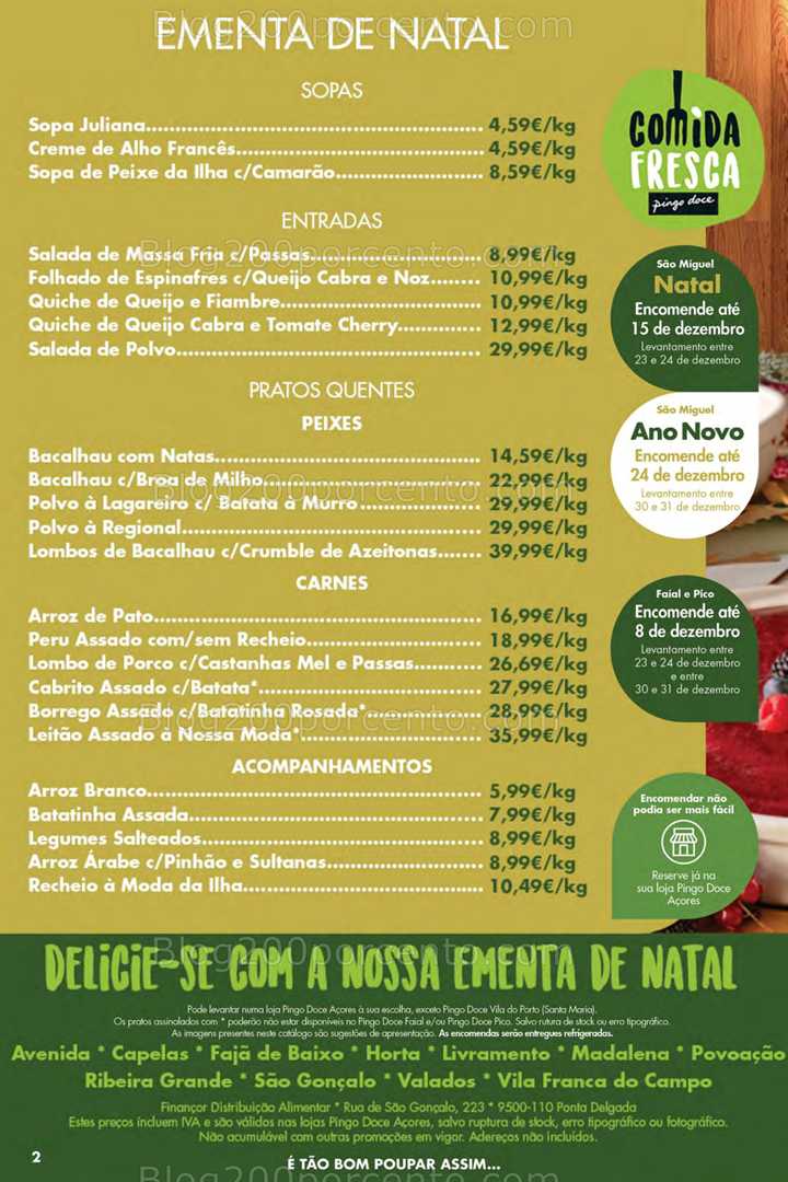 Antevisão Folheto PINGO DOCE Açores Promoções de 20 a 26 novembro