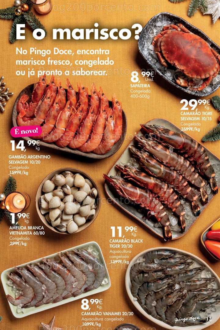 Antevisão Folheto PINGO DOCE Catálogo Natal Promoções de 25 novembro a 5 janeiro
