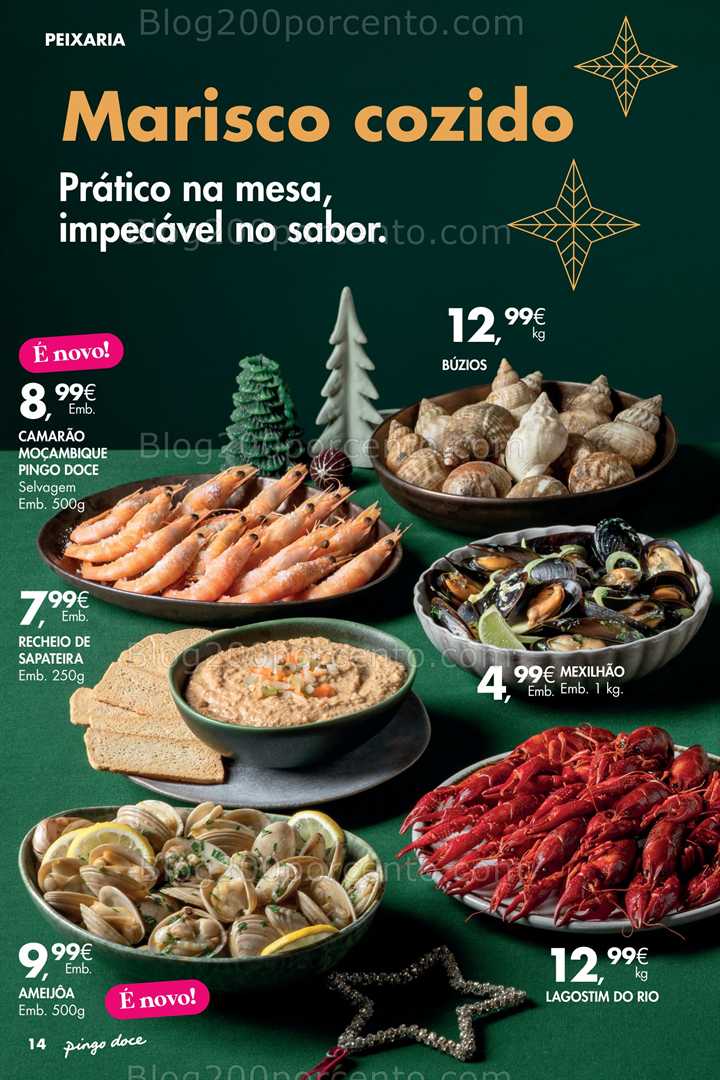 Antevisão Folheto PINGO DOCE Catálogo Natal Promoções de 25 novembro a 5 janeiro