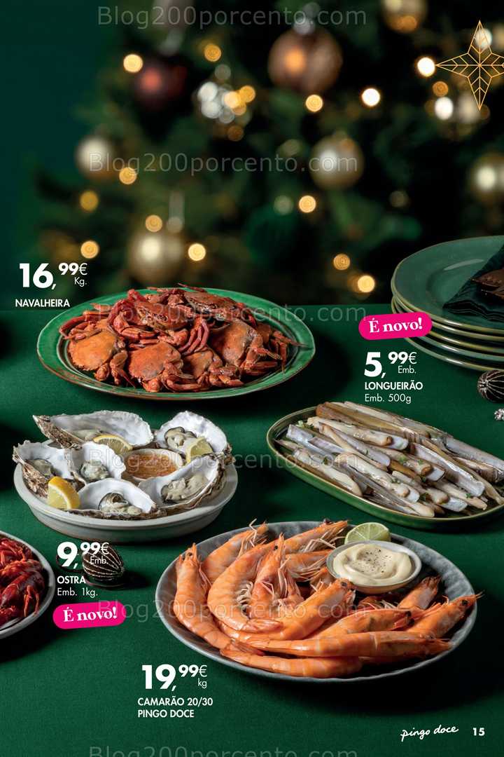 Antevisão Folheto PINGO DOCE Catálogo Natal Promoções de 25 novembro a 5 janeiro