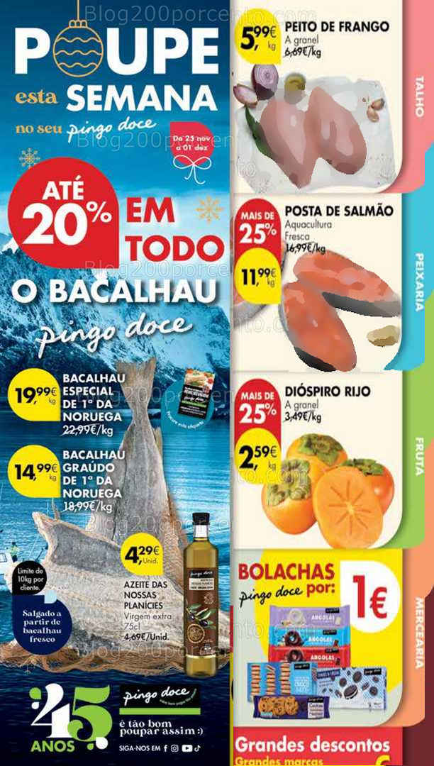 Antevisão Folheto PINGO DOCE Madeira Promoções de 25 novembro a 1 dezembro
