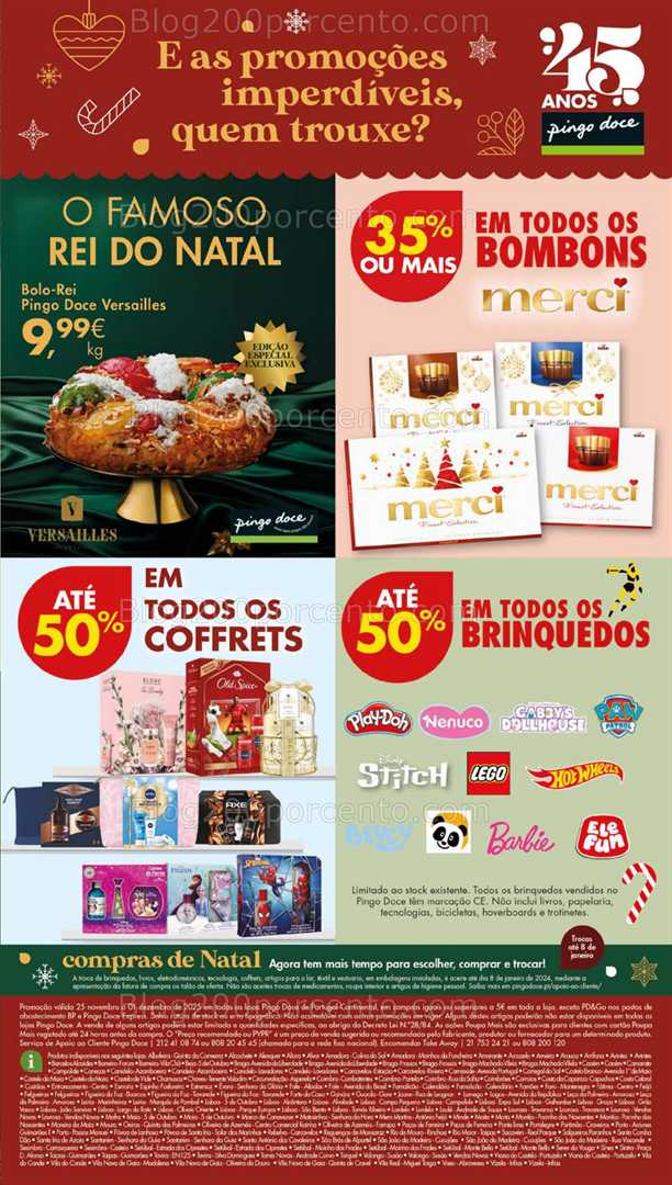 Antevisão Folheto PINGO DOCE Lojas Grandes Promoções de 25 novembro a 1 dezembro