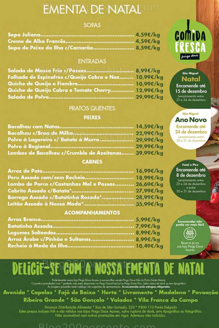 Antevisão Folheto PINGO DOCE Açores Promoções de 27 novembro a 3 dezembro