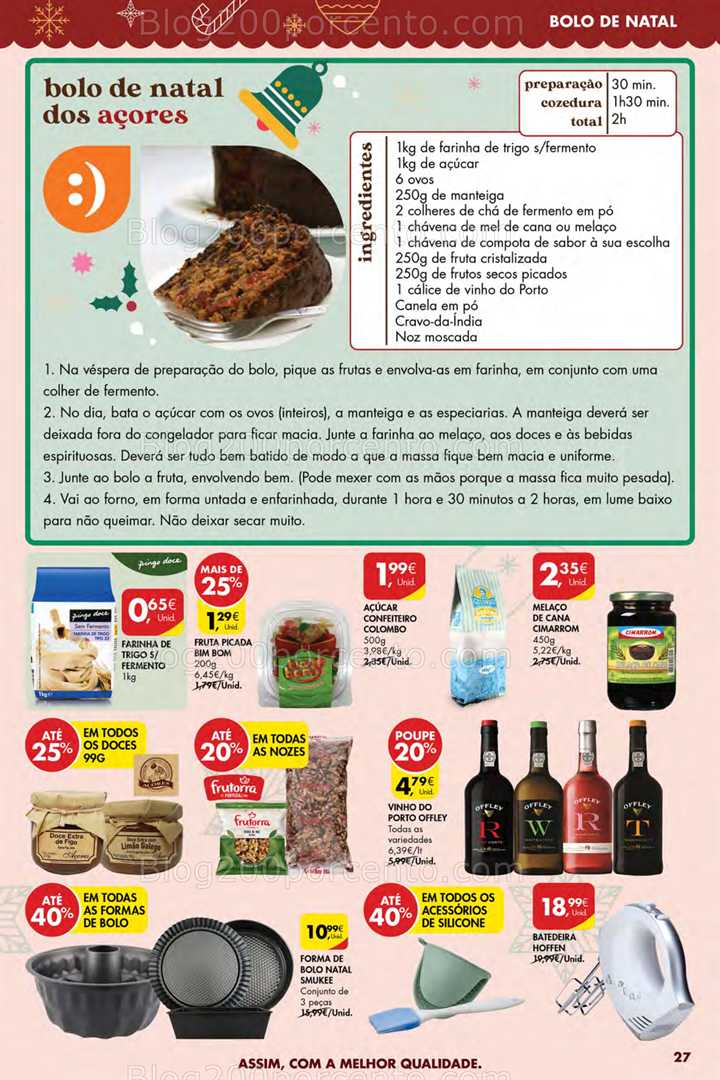 Antevisão Folheto PINGO DOCE Açores Promoções de 27 novembro a 3 dezembro