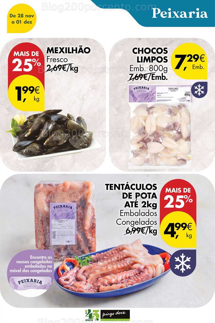 Antevisão Folheto PINGO DOCE Promoções Fim de Semana - 28 novembro a 1 dezembro