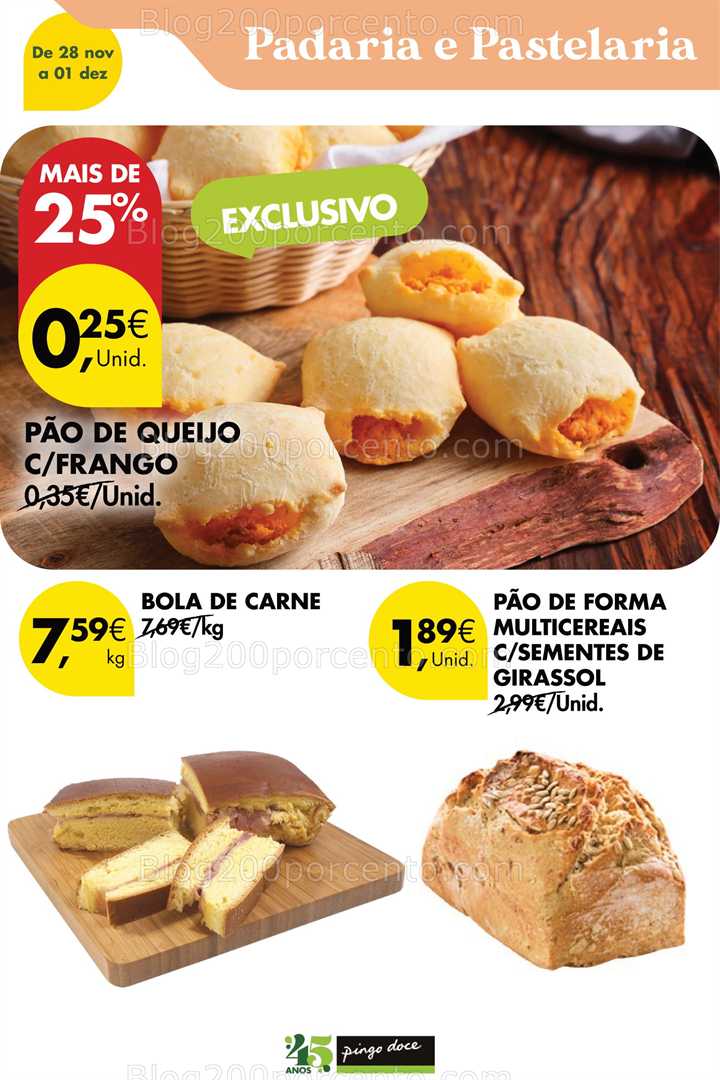Antevisão Folheto PINGO DOCE Promoções Fim de Semana - 28 novembro a 1 dezembro