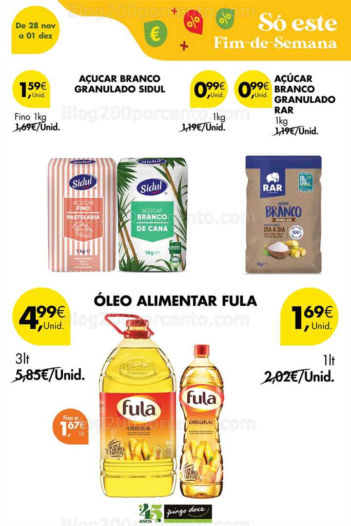Antevisão Folheto PINGO DOCE Promoções Fim de Semana - 28 novembro a 1 dezembro