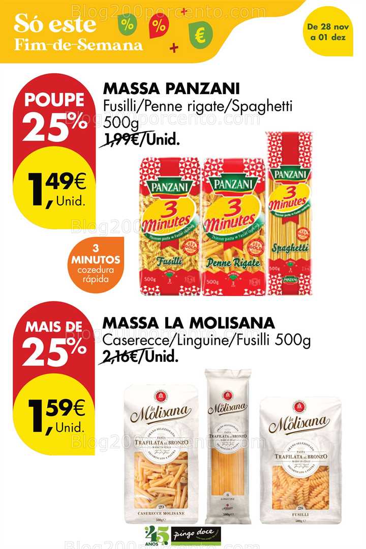 Antevisão Folheto PINGO DOCE Promoções Fim de Semana - 28 novembro a 1 dezembro