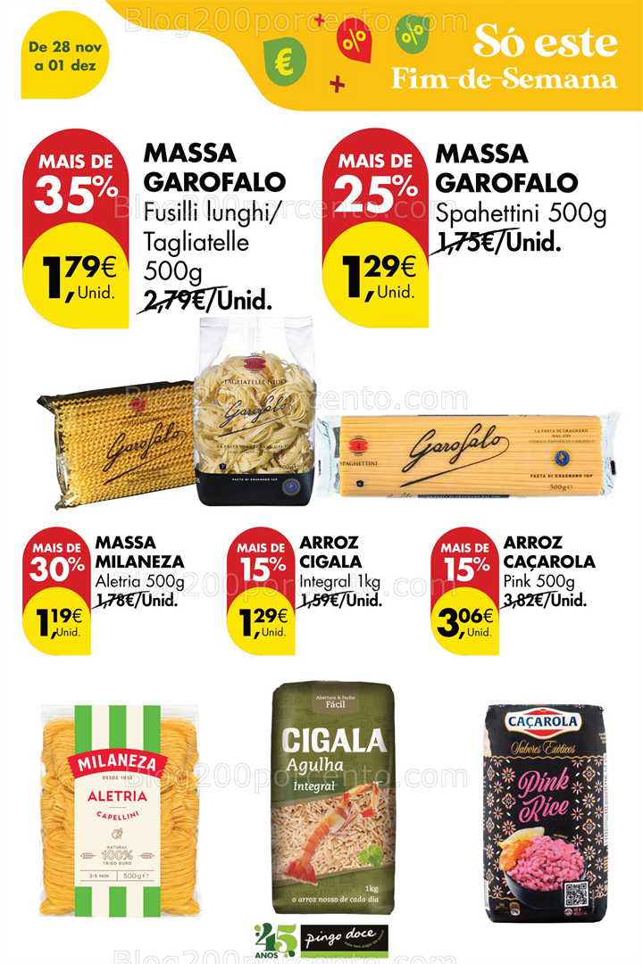 Antevisão Folheto PINGO DOCE Promoções Fim de Semana - 28 novembro a 1 dezembro