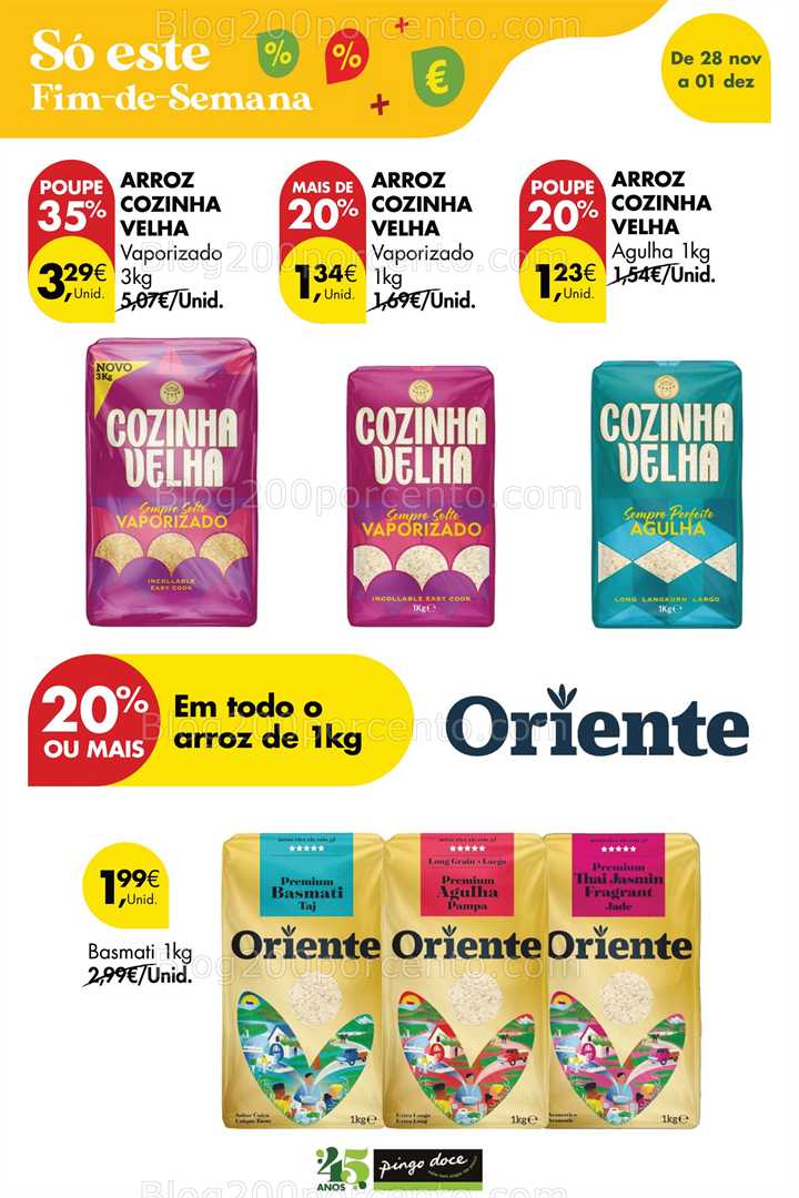 Antevisão Folheto PINGO DOCE Promoções Fim de Semana - 28 novembro a 1 dezembro