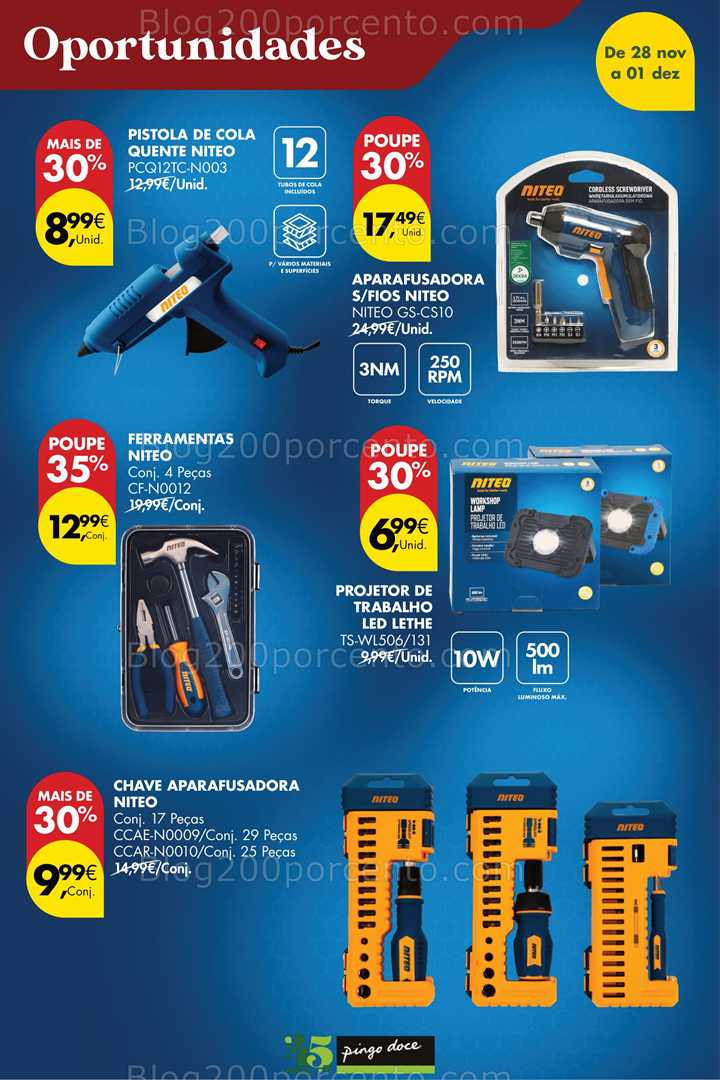 Antevisão Folheto PINGO DOCE Promoções Fim de Semana - 28 novembro a 1 dezembro