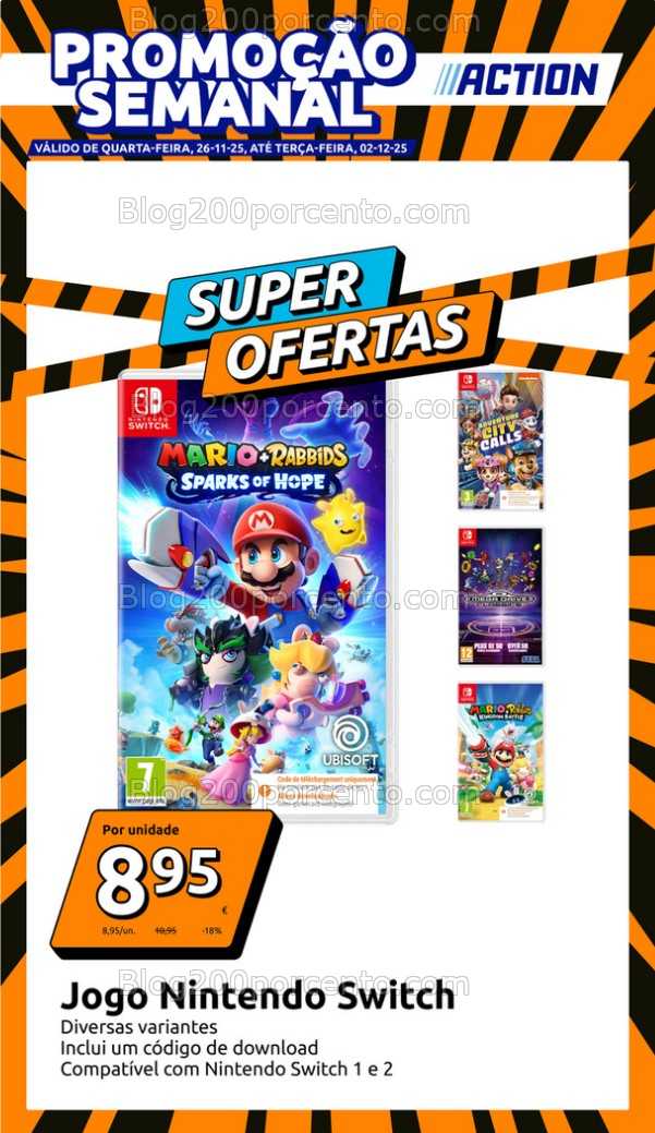 Antevisão Folheto ACTION Black Friday Promoções de 25 novembro a 2 dezembro