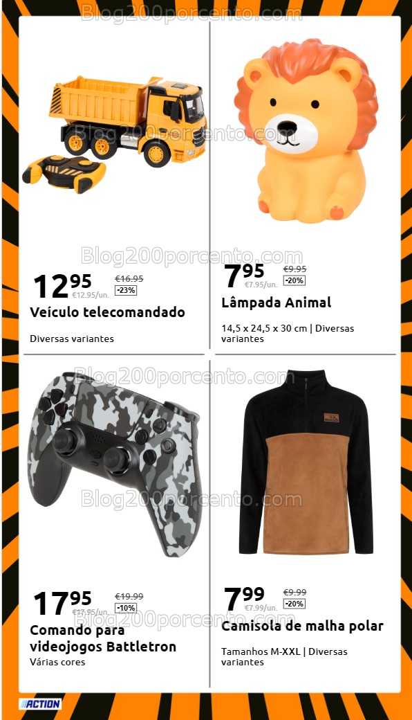 Antevisão Folheto ACTION Black Friday Promoções de 25 novembro a 2 dezembro