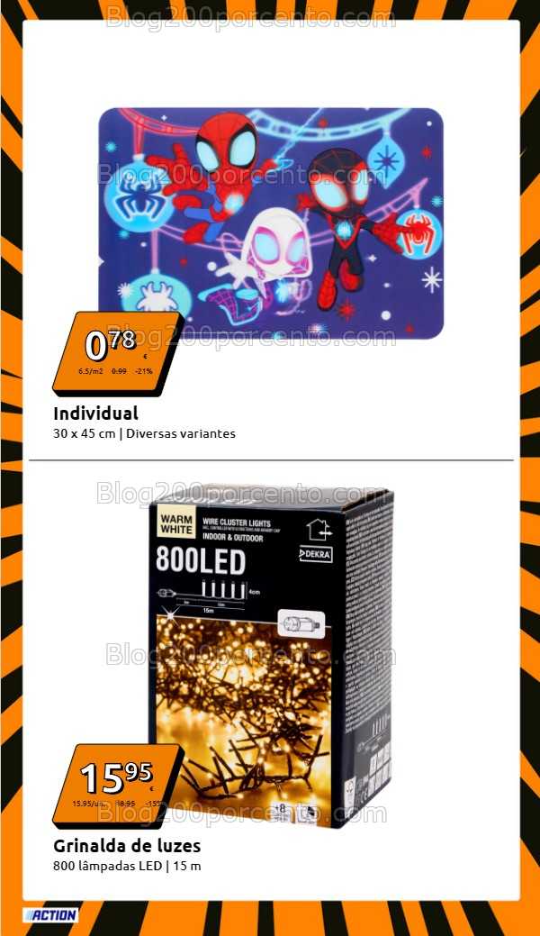 Antevisão Folheto ACTION Black Friday Promoções de 25 novembro a 2 dezembro