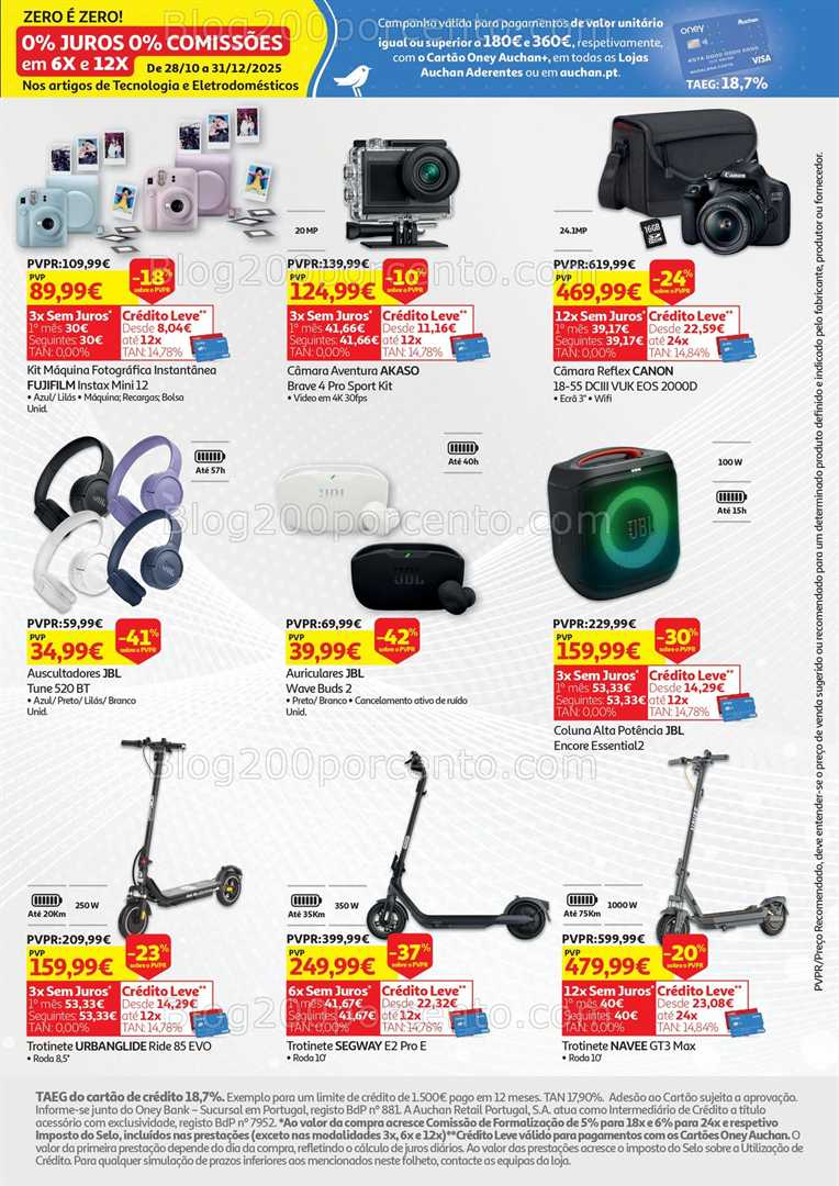 Antevisão Folheto AUCHAN Black Friday Promoções de 24 a 30 novembro