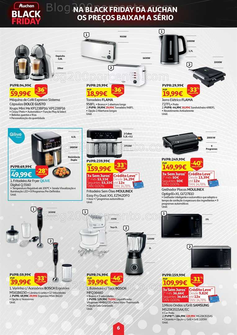 Antevisão Folheto AUCHAN Black Friday Promoções de 24 a 30 novembro