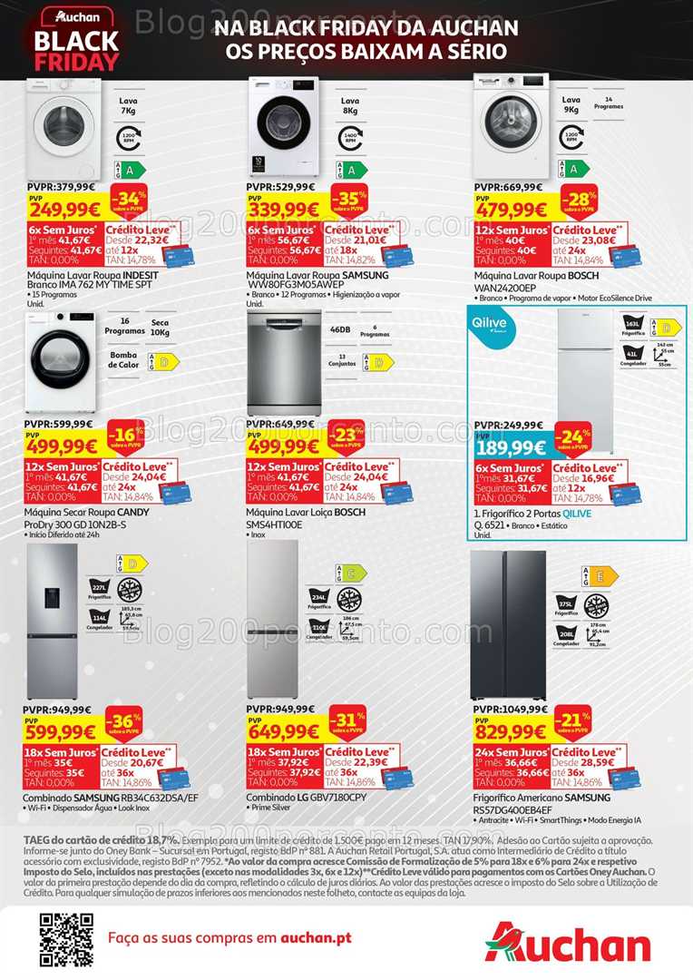 Antevisão Folheto AUCHAN Black Friday Promoções de 24 a 30 novembro