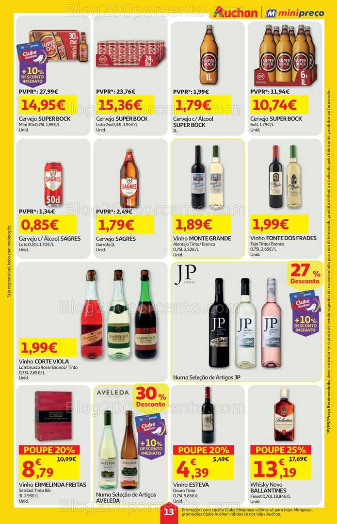 Antevisão Folheto MINIPREÇO - AUCHAN Promoções de 27 novembro a 3 dezembro