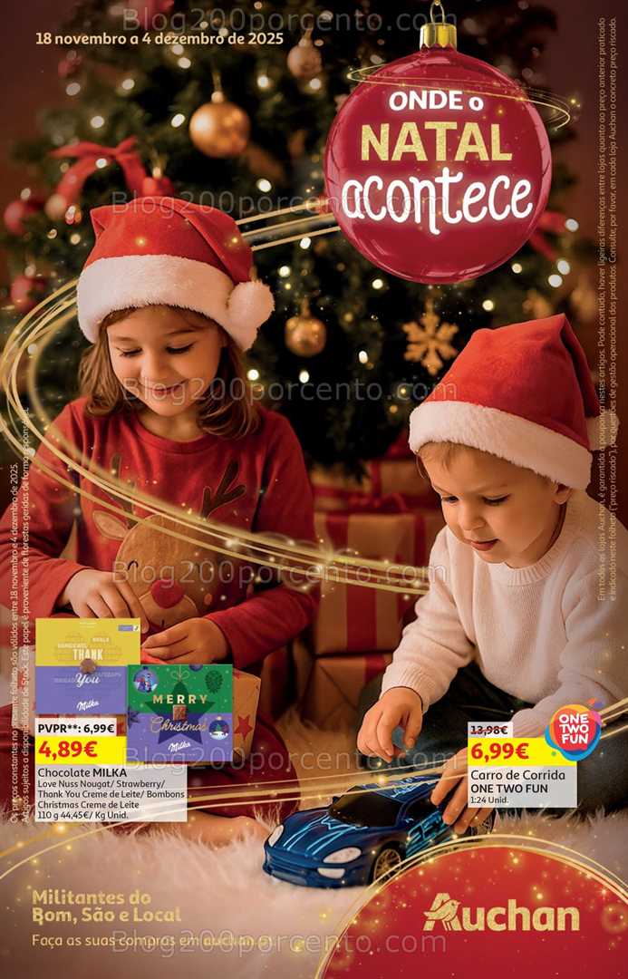 Antevisão Folheto AUCHAN Promoções de 18 novembro a 4 dezembro