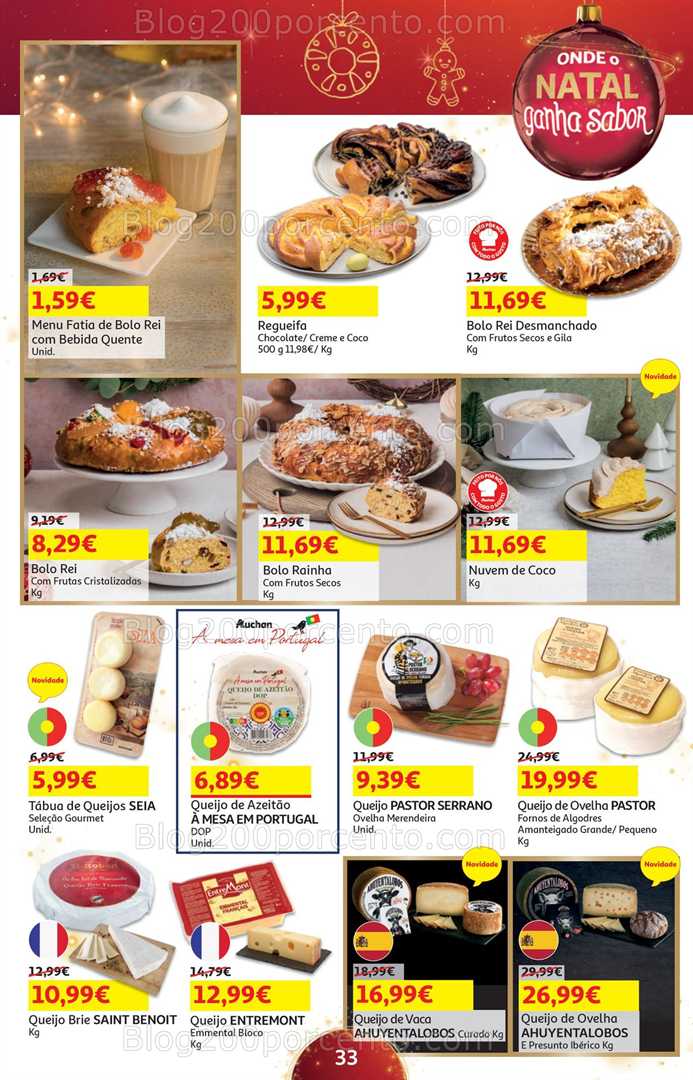 Antevisão Folheto AUCHAN Promoções de 18 novembro a 4 dezembro