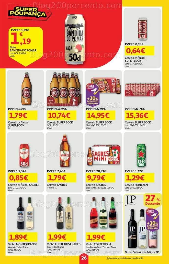 Antevisão Folheto AUCHAN Super Poupança Promoções de 27 novembro a 3 dezembro