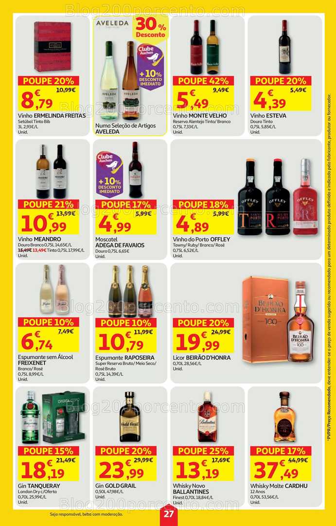 Antevisão Folheto AUCHAN Super Poupança Promoções de 27 novembro a 3 dezembro