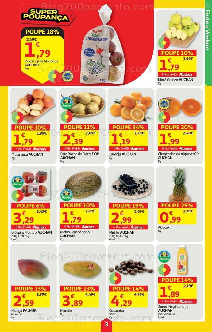 Antevisão Folheto AUCHAN Super Poupança Promoções de 27 novembro a 3 dezembro