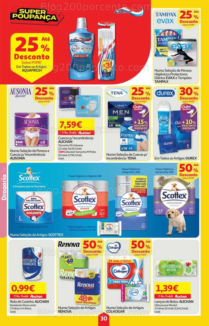 Antevisão Folheto AUCHAN Super Poupança Promoções de 27 novembro a 3 dezembro
