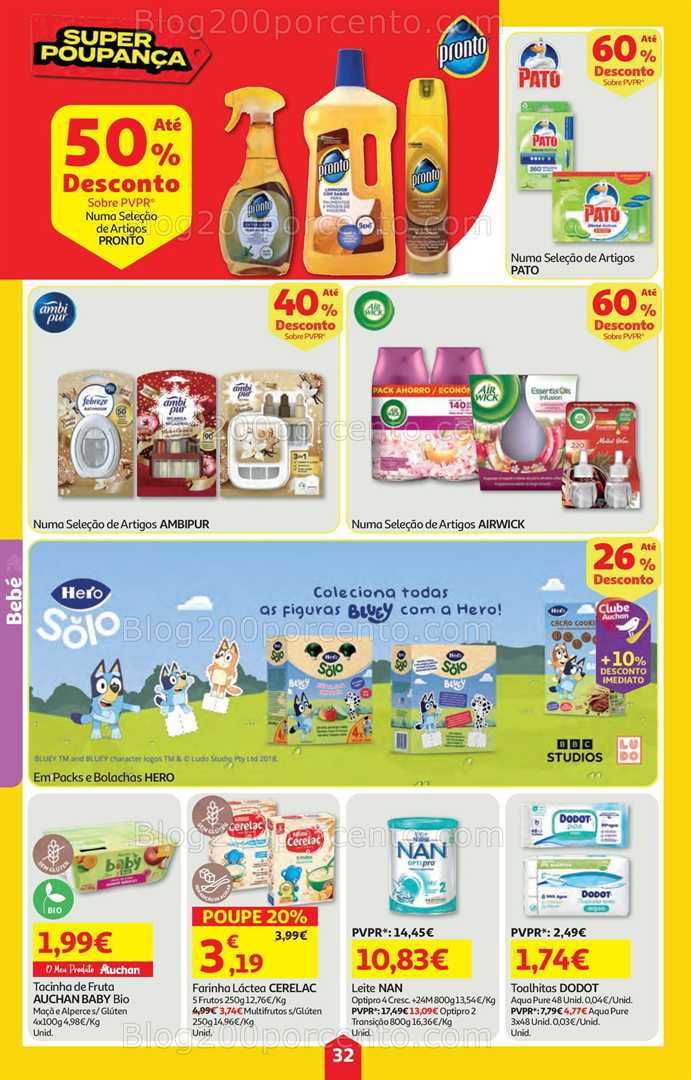 Antevisão Folheto AUCHAN Super Poupança Promoções de 27 novembro a 3 dezembro