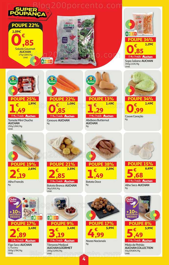 Antevisão Folheto AUCHAN Super Poupança Promoções de 27 novembro a 3 dezembro