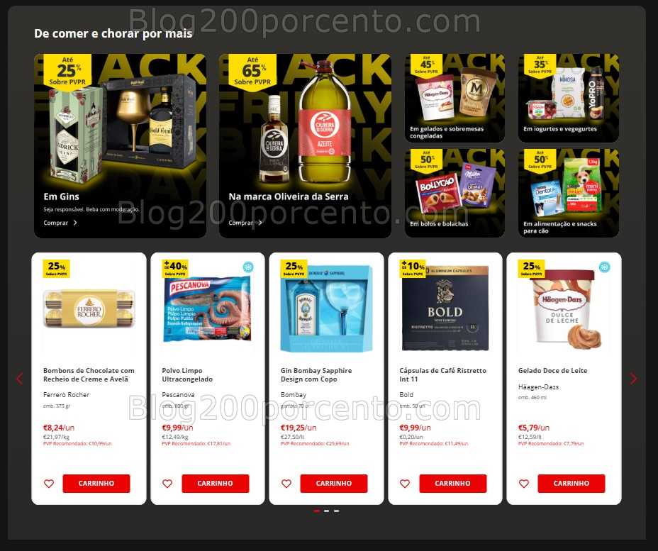 Black Friday - CONTINENTE até 60% de desconto em +de 2000 artigos!