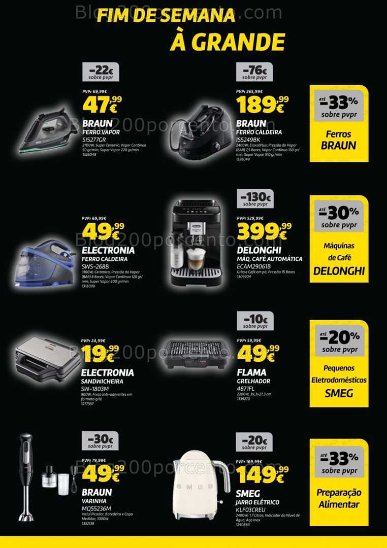 Antevisão Folheto RADIO POPULAR Black Friday Promoções Fim de Semana - 21 a 24 novembro