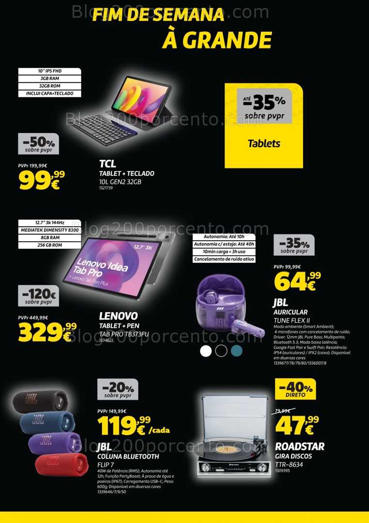 Antevisão Folheto RADIO POPULAR Black Friday Promoções Fim de Semana - 21 a 24 novembro