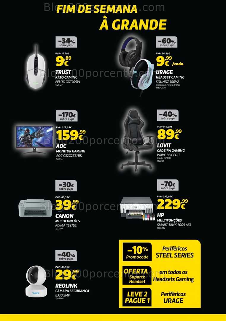 Antevisão Folheto RADIO POPULAR Black Friday Promoções Fim de Semana - 21 a 24 novembro