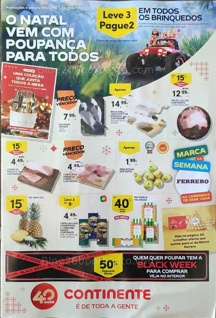 Antevisão Folheto CONTINENTE Promoções de 18 a 24 novembro