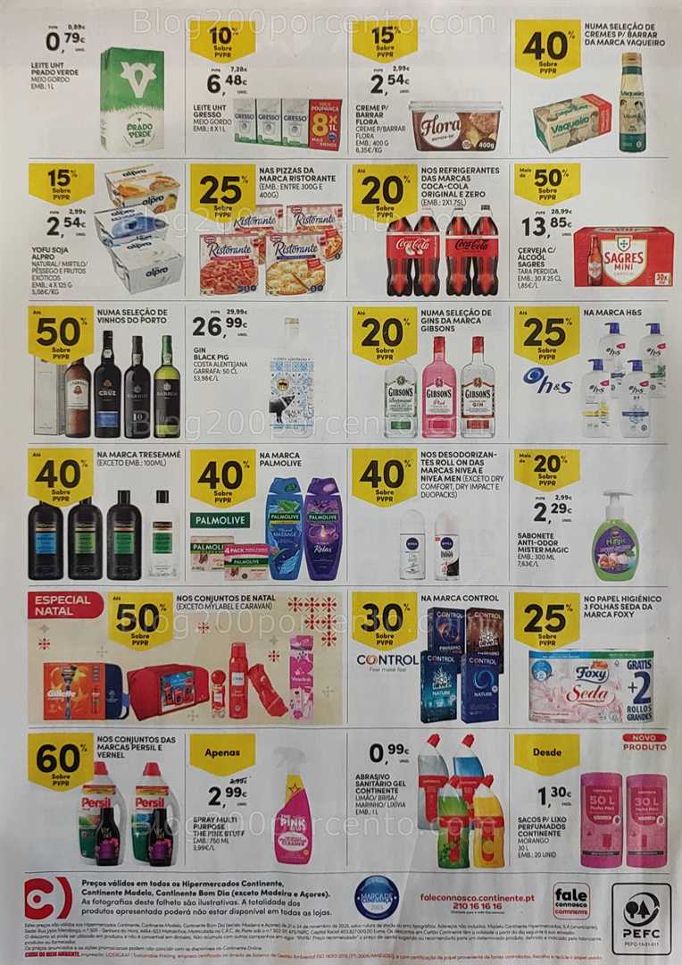 Antevisão Folheto CONTINENTE Promoções Fim de Semana - 21 a 24 novembro