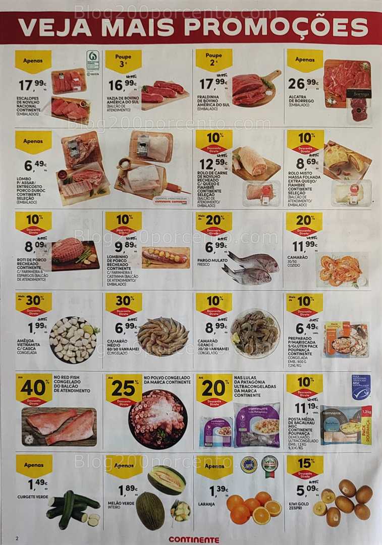 Antevisão Folheto CONTINENTE Promoções Fim de Semana - 28 novembro a 1 dezembro