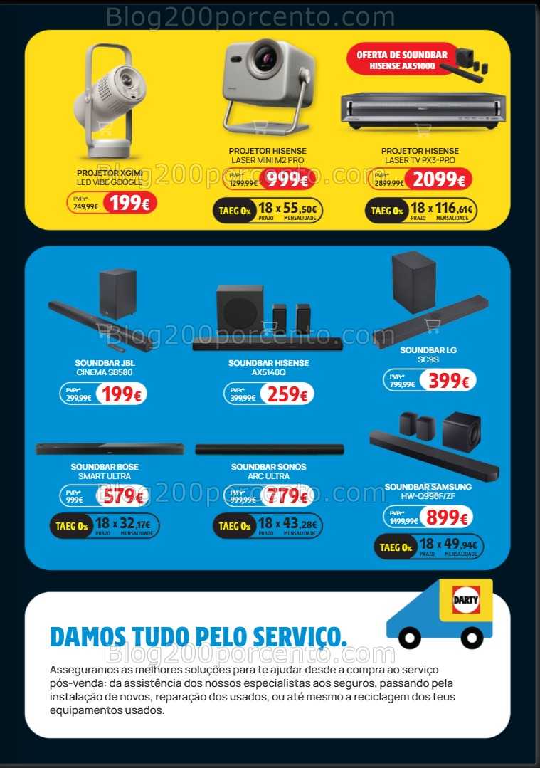 Antevisão Folheto DARTY Black Friday Promoções de 26 novembro a 1 dezembro